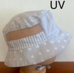  Minimanó nyári halász sapka (44) - szürke pöttyös