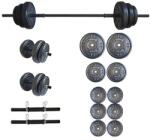 FitTronic Set haltera si gantere FitTronic 45 kg GR45