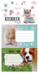  Füzetcímke STREET Animals cute 10 címke/csomag