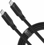 Spigen Essential C11C1 USB-C apa - USB-C apa Adat- és töltőkábel 1.5m - Fekete (000CA25702)