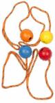 Duvoplus + Fogtisztító gumilabdák kötéllel MIX színekben 33cm 1db (65270384)