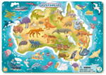 dodo Puzzle cu rama - Australia (53 piese) PlayLearn Toys Puzzle