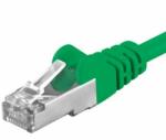  Cablu de retea RJ45 Cat. 6A S/FTP (PiMF) 0.25m Verde, sp6asftp002G (SP6ASFTP002G)