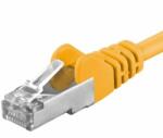  Cablu de retea RJ45 Cat. 6A S/FTP (PiMF) 0.25m Galben, sp6asftp002Y (SP6ASFTP002Y)
