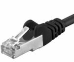  Cablu de retea RJ45 Cat. 6A S/FTP (PiMF) 0.25m Negru, sp6asftp002C (SP6ASFTP002C)