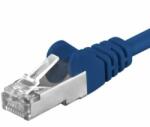  Cablu de retea RJ45 Cat. 6A S/FTP (PiMF) 0.25m Albastru, sp6asftp002B (SP6ASFTP002B)