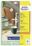 Avery Zweckform Etikett címke univerzális 6225REV-10 visszaszedhető fehér kör 51mm 10ív Avery (6225REV)
