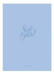 Shkolyaryk Publishing House A4 kockás füzet Keep it Simple felirattal - 40 lapos halványkék (A4-040-5207K-KEEP-SIMPLE)