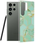  Husa pentru Samsung Galaxy S23 Ultra - Techsuit Marble Series - Verde Hex