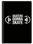 Sentio Тетрадка със спирала Skate 17х25см 80л