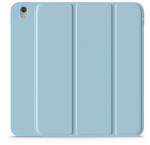DEVIA Apple iPad 10.9 (2022) tablet tok (Smart Case) on/off funkcióval, Apple Pencil tartóval - Devia Rosy Series Leather Case With Pencil Slot - kék