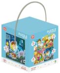dodo Puzzle 4 in 1 - Activitatile zilnice (12, 16, 20, 24 piese) PlayLearn Toys Puzzle