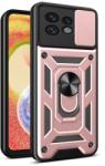  RING CAMERA Husa cu suport pentru Motorola Edge 40 Pro roz