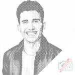  PontPöttyöző - A nagy pénzrablás, Denver, Jaime Lorente Méret: 50x50cm, Keretezés: Kartonlemezen, Szín: Piros