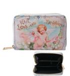 Clayre & Eef Pénztárca 10x15cm, műanyag, angyalos