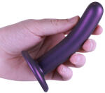 Ouch! Smooth Silicone G-Spot Dildo 5"/12cm Purple Dildo