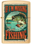 Zippo Fishing Poster Design öngyújtó | Z204B-107322 (Z204B-107322)