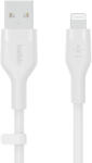Belkin BOOST CHARGE Flex Silicone cable USB-A to Lightning - 2M - White (CAA008bt2MWH)