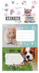 STREET Füzetcímke STREET Animals cute 10 címke/csomag (23325) - nyomtassingyen