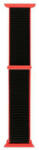 iUni Curea iUni compatibila cu Apple Watch 1/2/3/4/5/6/7, 38mm, Nylon Sport, Woven Strap, Black/Red (508158)