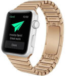 iUni Curea iUni compatibila cu Apple Watch 1/2/3/4/5/6/7, 38mm, Steel Belt, Rose Gold (516603)