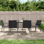 vidaXL 6 db polyrattan kerti szék párnával 56x59x84 cm (3187074/6)