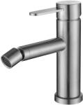 Casa Blanca CasaBlanca Steel Baterie bideu monocomanda cu ventil click-clack, aspect inox (BLR6)