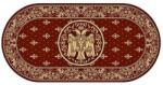 Delta Carpet Covor Bisericesc Oval, 250 x 350 cm, Rosu, Lotos 15077/210 (LOTUS-15077-210-O-2535) Covor