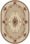 Delta Carpet Covol Oval, 100 x 200 cm, Bej / Crem, Lotos 507 (LOTUS-507-100-O-12) Covor