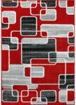 Delta Carpet Covor Dreptunghiular, 60 x 110 cm, Rosu, Model Cappuccino 16402 (CAPPUCCINO-16402-509-0611) Covor