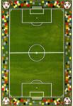 Delta Carpet Covor pentru Copii Dreptunghiular, 120 x 170 cm, Verde, Model Teren Fotbal Kolibri 11118 (KOLIBRI-11118-130-1217) Covor