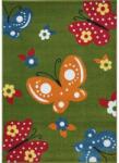 Delta Carpet Covor pentru Copii, 80 x 150 cm, Albastru, Kolibri Fluturi 11206 (KOLIBRI-11206-140-0815) Covor