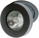 AZzardo 4523 | Frida-AZ Azzardo beépíthető lámpa kerek elforgatható alkatrészek Ø85mm 1x LED 500lm 3000K IP54 fekete, átlátszó (4523)