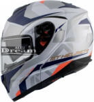 MT Helmets Bukósisak Atom Sv Skill A0 Fehér / Kék / Ezüst