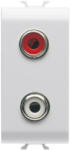 Gewiss Priza audio si video RCA 1M Gewiss Chorus alb GW10453 (GW10453)