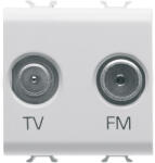 Gewiss Priza TV+FM 2M Gewiss Chorus alb GW10381 (GW10381)