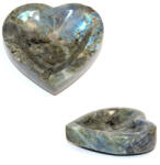  Bol din Labradorit Mineral Natural Inima - 15x15x4 cm - Unicat Castron