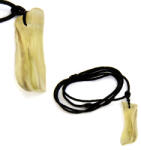  Pandantiv Lybian Desert Glass Cristal Natural Rar cu Snur 41x14x13 mm