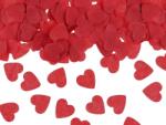 PartyDeco Confetti - Inimioare roșii 15 g