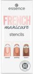 Essence Șabloane pentru manichiură franțuzească - Essence French Manicure Stencils 60 buc