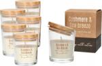 Kotarbau Lumânare de sticlă parfumată cu parfum de soia - 6 buc (ZSY1589)