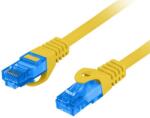 Lanberg Cablu ecranat S / FTP, Lanberg 42735, cat. 6A, lungime 20m, AWG 26, 500 MHz, LSZH, mufat 2xRJ45, ethernet, Galben (PCF6A-10CC-2000-Y)