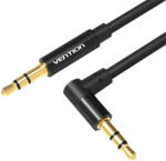 Vention Cable Audio 90 degree mini jack 3, 5mm AUX Vention BAKBD-T 0.5m (black) (BAKBD-T) - scom