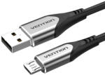 Vention Cable USB 2.0 to Micro USB Vention COAHF 3A 1m (Gray) (COAHF) - scom