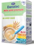 Danalac Cereale 5 Cereale cu lapte 6m+, 250g, Danalac