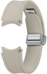Samsung D-Buckle Hybrid Eco-Leather Band (Slim, Normal (S/M)) pentru SAMSUNG Galaxy Watch6, Etoupe (ET-SHR93SAEGEU) - vexio