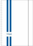 Dayliner Naptár, tervező, A5, heti, DAYLINER, "InSpiral", kék-fehér (NSA5HKF) - webpapir