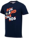 Roland Garros Férfi póló Roland Garros Tee Shirt Made In France - marine
