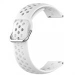 BSTRAP Silicone Dots szíj Samsung Gear S3, white (SSG013C1001)