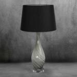 Eurofirany Megi asztali lámpa Fekete/ezüst 32x39x73 cm